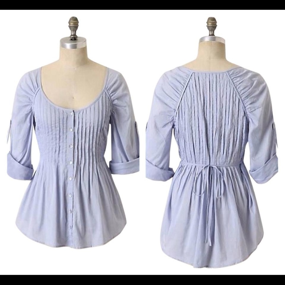 Anthropologie Lil’s Tiny Tucks Tunic